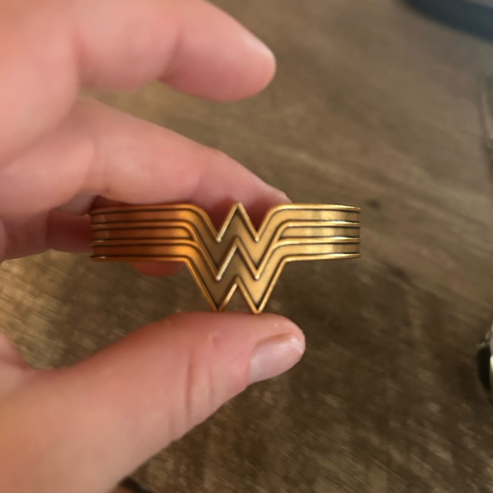 Gold Wonder Woman Cuff Bracelet